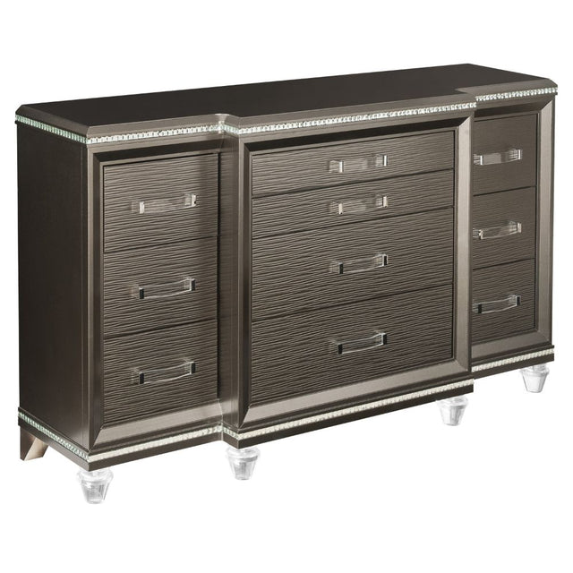 Sadie Dark Champagne Dresser - Ornate Home
