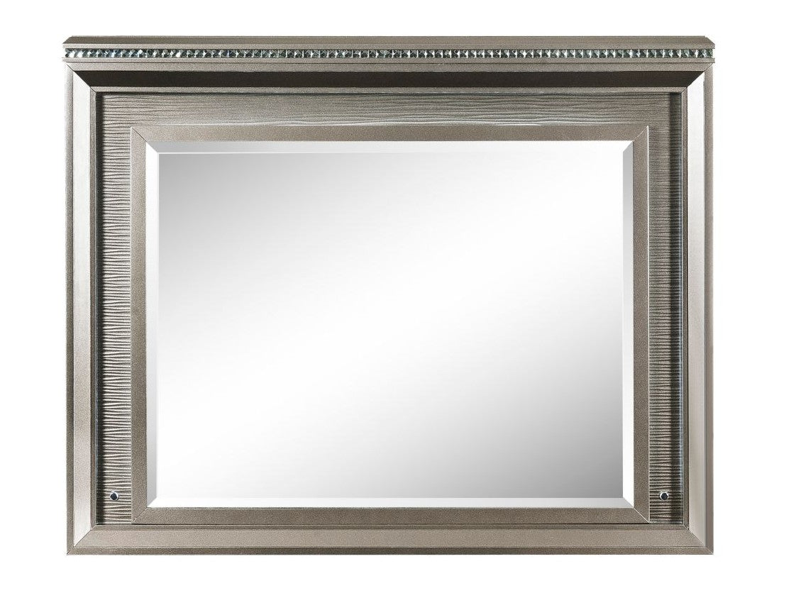 Sadie Dark Champagne Mirror (LED) - Ornate Home