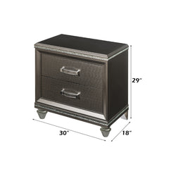 Sadie Dark Champagne Nightstand - Ornate Home