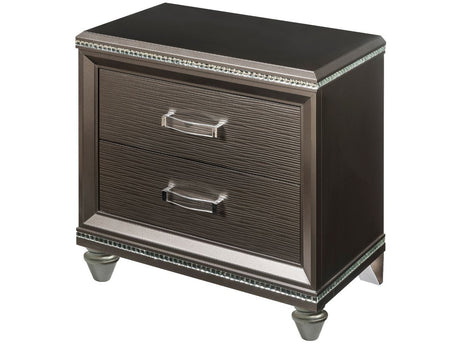 Sadie Dark Champagne Nightstand - Ornate Home