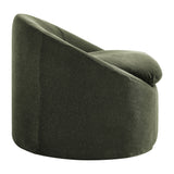 Sadie Sage Slipcovered Linen-Blend Round Accent Chair - Ornate Home