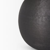 Sadiyah Black/Beige Brushed Metal Table Lamp