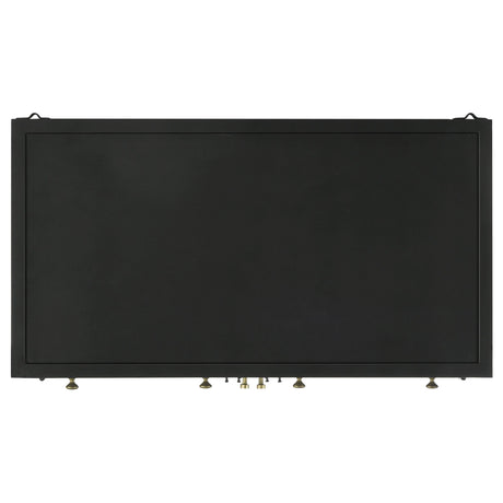 Sadler Matte Black 2-drawer Metal Accent Storage Cabinet - Ornate Home