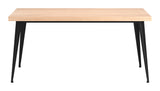 Saelen Natural Dining Table - Ornate Home