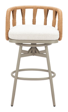 Safal Multicolor Outdoor Swivel Barstool - Ornate Home