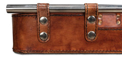 Safari Brown Leather Tray - Ornate Home