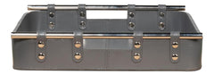 Safari Grey Leather Tray - Ornate Home