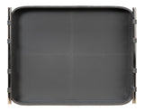 Safari Grey Leather Tray - Ornate Home