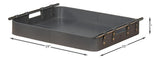 Safari Grey Leather Tray - Ornate Home