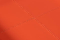 Safari Orange Leather Tray - Ornate Home