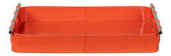 Safari Orange Leather Tray - Ornate Home
