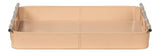 Safari Tan Leather Tray - Ornate Home