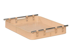 Safari Tan Leather Tray - Ornate Home