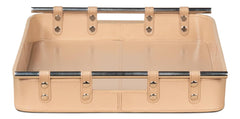 Safari Tan Leather Tray - Ornate Home