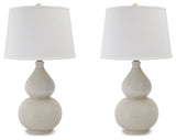 Saffi Cream Table Lamp (Set of 2) (Online Special Price) - Ornate Home