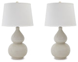 Saffi Cream Table Lamp (Set of 2) - Ornate Home