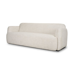 Saga Cream Fabric 3 Seater Sofa - Ornate Home