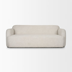 Saga Cream Fabric 3 Seater Sofa - Ornate Home