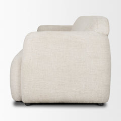 Saga Cream Fabric 3 Seater Sofa - Ornate Home