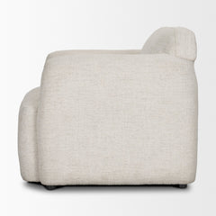 Saga Cream Fabric Upholstered Chair - Ornate Home