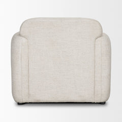 Saga Cream Fabric Upholstered Chair - Ornate Home