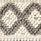 Sagamore Cream Trellis Wool&Cotton Throw Pillow - Ornate Home