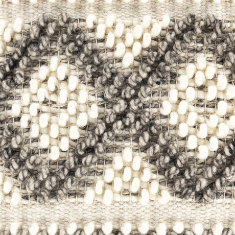 Sagamore Cream Trellis Wool&Cotton Throw Pillow - Ornate Home