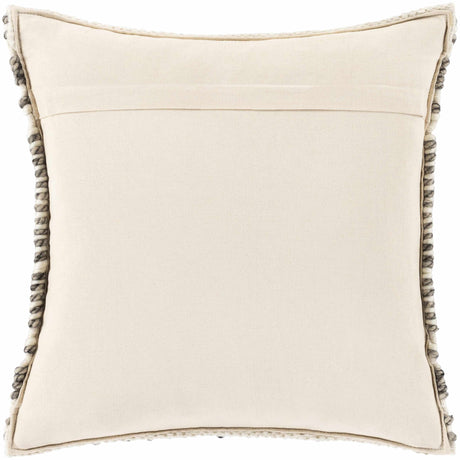 Sagamore Cream Trellis Wool&Cotton Throw Pillow - Ornate Home