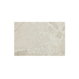 Sage Cosmos Beige Marble/Dark Brown Cafe Table - Ornate Home