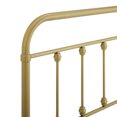 Sage Gold Metal King Headboard - Ornate Home