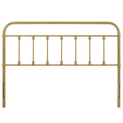 Sage Gold Metal King Headboard - Ornate Home