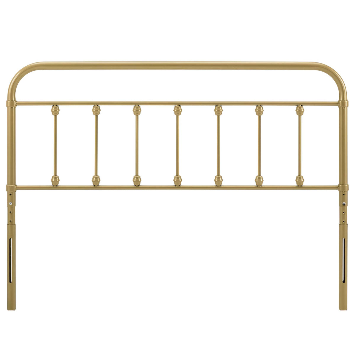 Sage Gold Metal Queen Headboard - Ornate Home