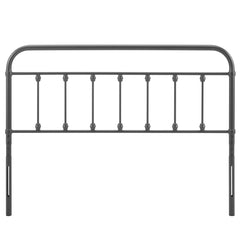 Sage Gray Metal Twin Headboard - Ornate Home