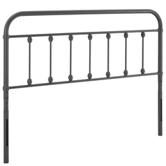 Sage Gray Metal Twin Headboard - Ornate Home
