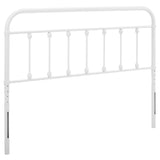 Sage White Metal Full Headboard - Ornate Home
