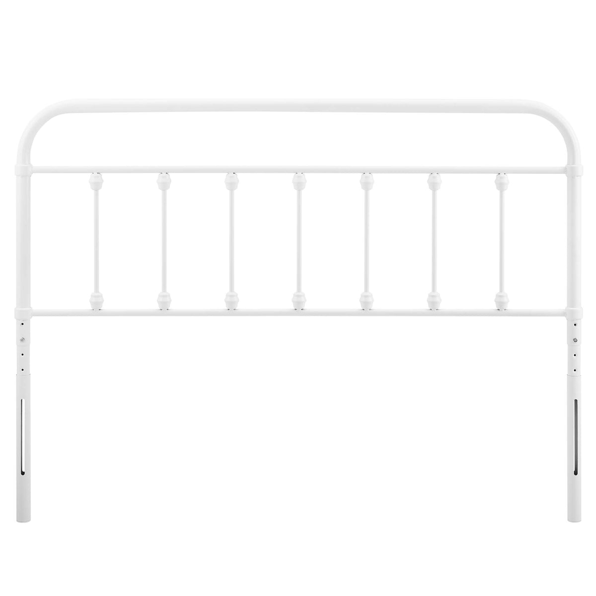 Sage White Metal Twin Headboard - Ornate Home