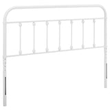 Sage White Metal Twin Headboard - Ornate Home