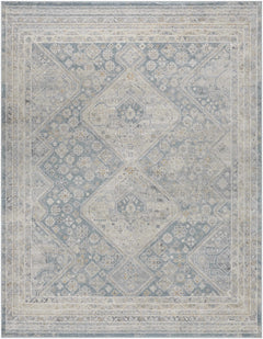 Sagen Blue Medallion Area Rug - Clearance - Ornate Home