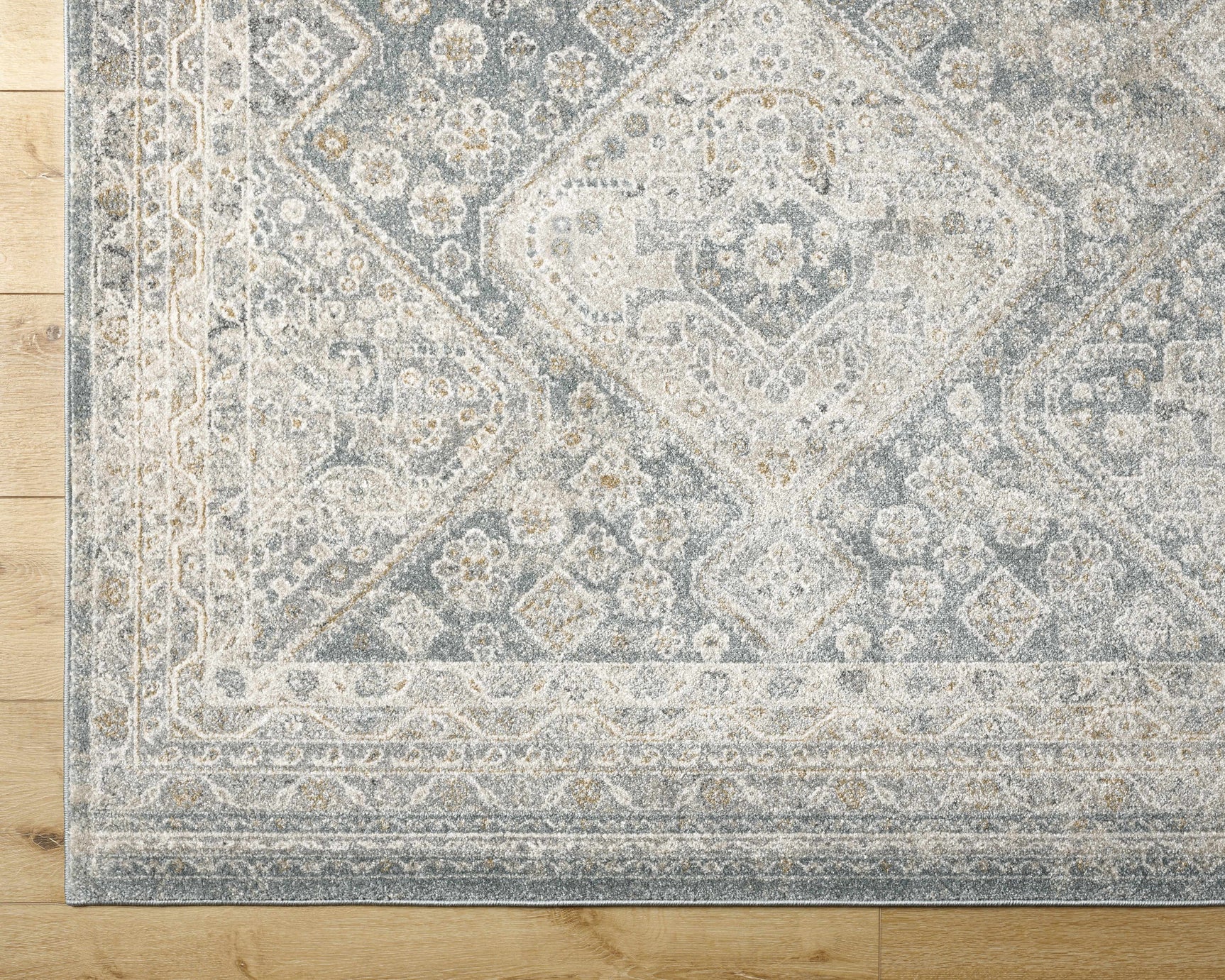 Sagen Blue Medallion Area Rug - Clearance - Ornate Home
