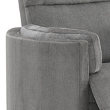 Sagen Charcoal Glider Recliner - Ornate Home