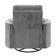 Sagen Charcoal Glider Recliner - Ornate Home