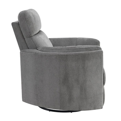 Sagen Charcoal Glider Recliner - Ornate Home