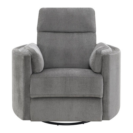 Sagen Charcoal Glider Recliner - Ornate Home