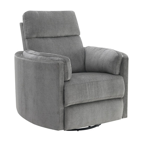 Sagen Charcoal Glider Recliner - Ornate Home