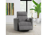 Sagen Charcoal Glider Recliner - Ornate Home