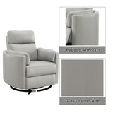 Sagen Gray Glider Recliner - Ornate Home