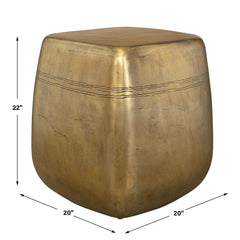 Saguaro Brass Indoor-Outdoor Side Table - Ornate Home