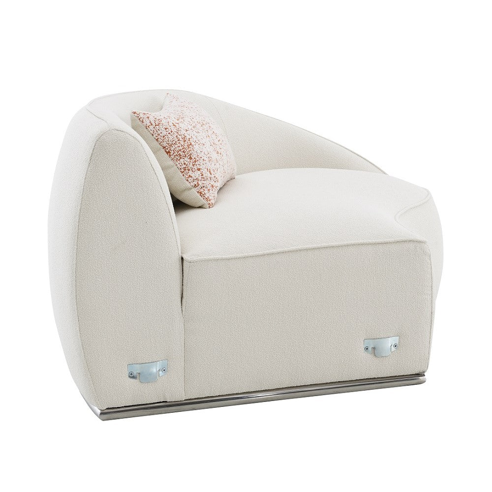 Sahara Beige Sectional Sofa W/3 Pillows - Ornate Home