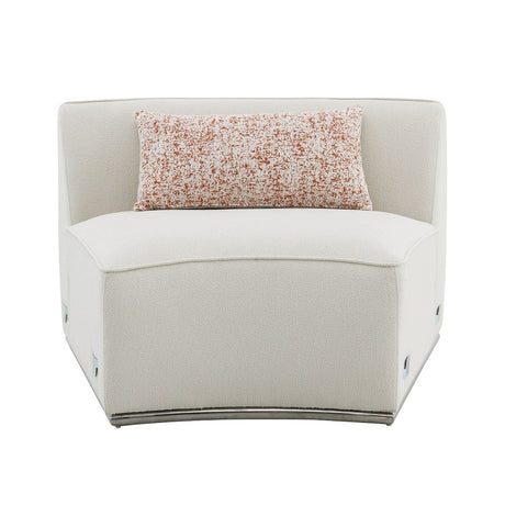 Sahara Beige Sectional Sofa W/3 Pillows - Ornate Home