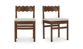 Sai Brown Dining Chair Light (Set of 2) - Ornate Home